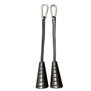 1 Pair Drawstring Single Grip Rope Pull Down Cable Attachment