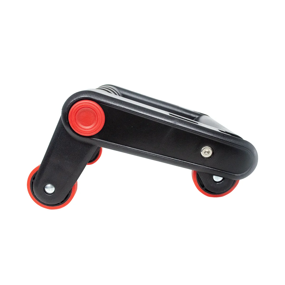 2-in-1 Folding Ab Roller & Push-Up Exercise Wheel