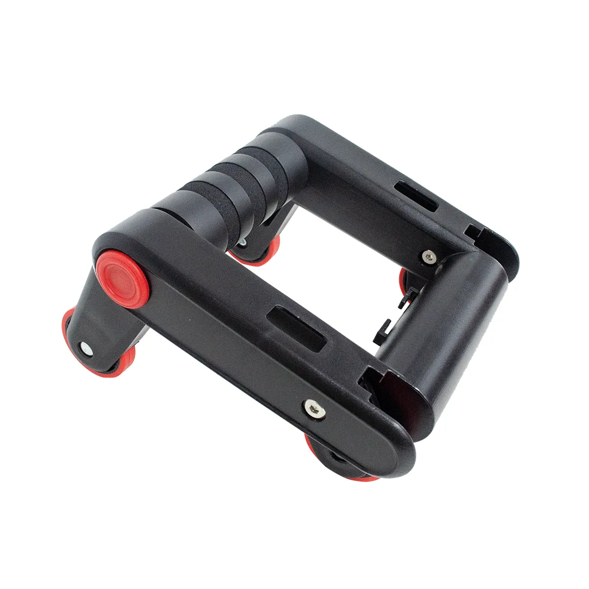 2-in-1 Folding Ab Roller & Push-Up Exercise Wheel
