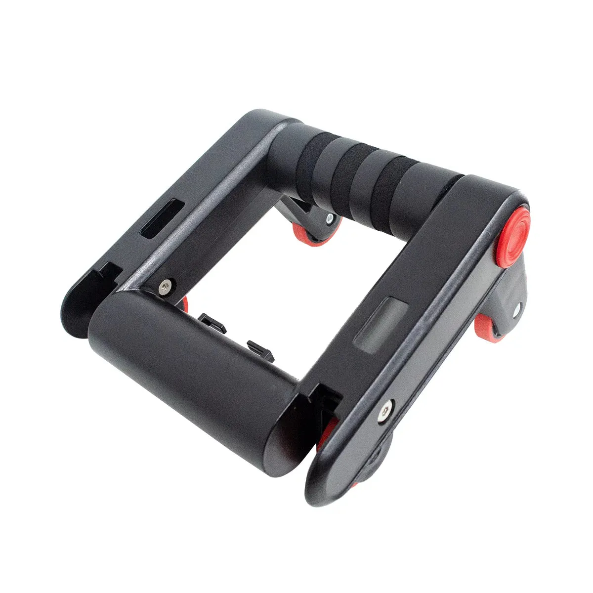 2-in-1 Folding Ab Roller & Push-Up Exercise Wheel