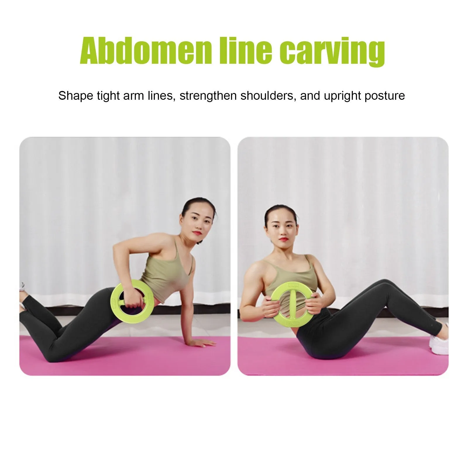 2KG 1 Pair (2 Pcs) Ring Dumbbell Ladies Home Exercise Fitness Equipment