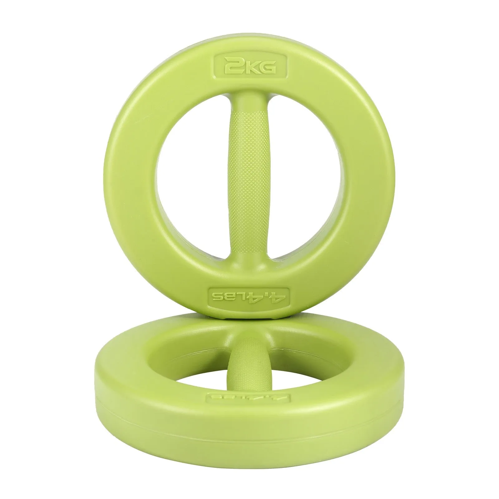 2KG 1 Pair (2 Pcs) Ring Dumbbell Ladies Home Exercise Fitness Equipment