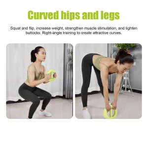 2KG 1 Pair (2 Pcs) Ring Dumbbell Ladies Home Exercise Fitness Equipment
