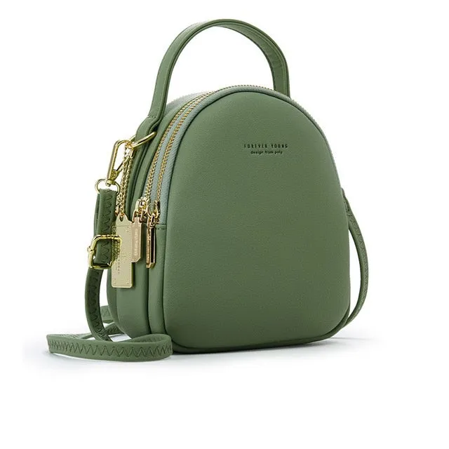 3 Layer Women Multi-Function Crossbody Backpack