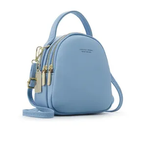 3 Layer Women Multi-Function Crossbody Backpack