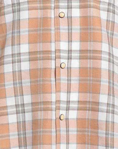 $495 ELEVENTY - *SNAP FRONT*  Neutral Cotton Dress Shirt - M (40)