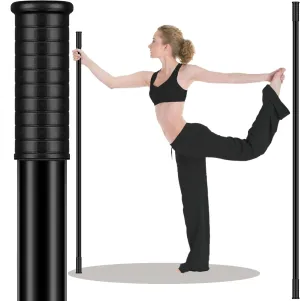 5ft Yoga Stick from Natural Bamboo with Non-Slip Handle-Stretching Stick for Mobility