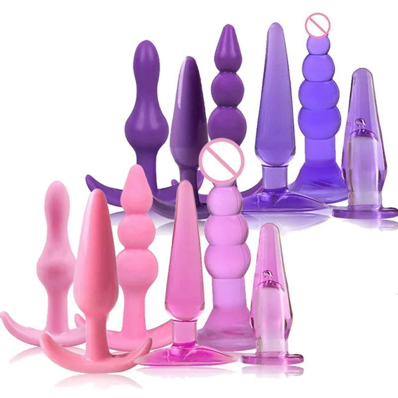 6 Piece Set Silicone Plugs 2 Colors