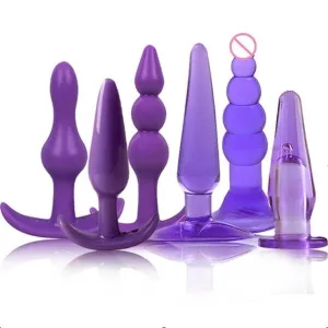 6 Piece Set Silicone Plugs 2 Colors