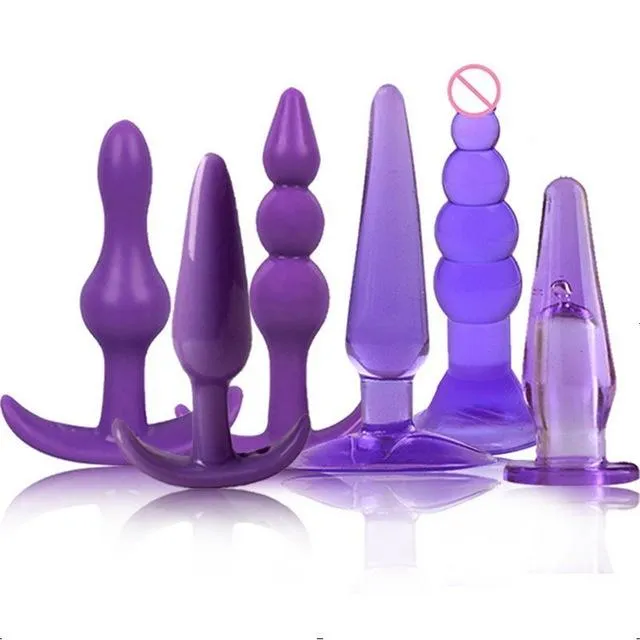 6 Piece Set Silicone Plugs 2 Colors