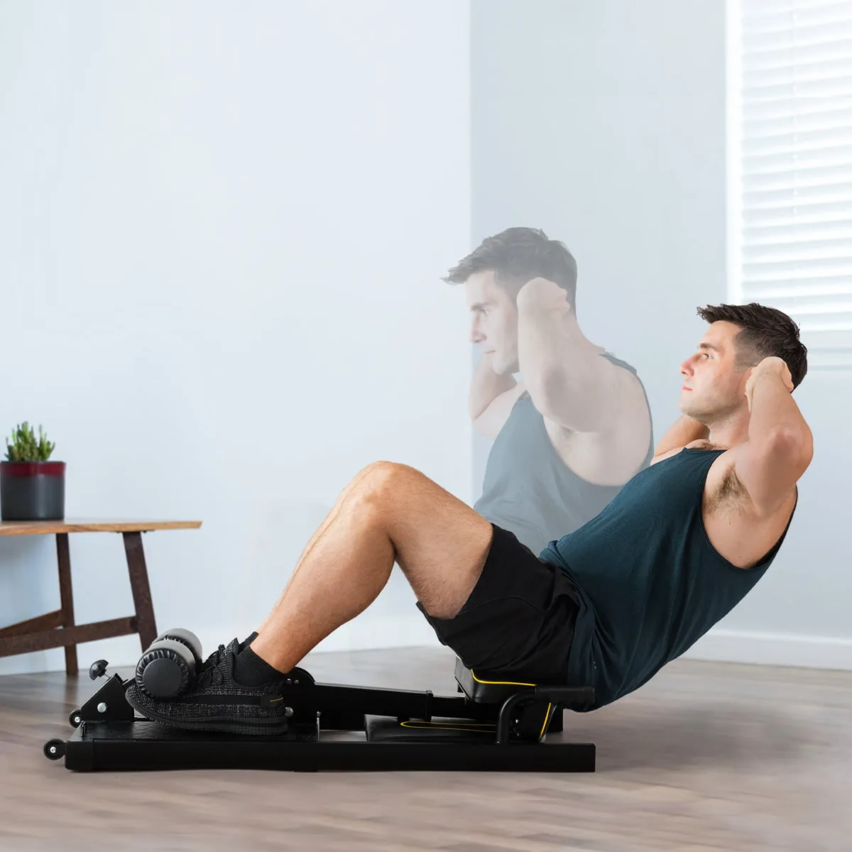 8-in-1 Multifunction Squat Machine Home Gym Fitness Ab Trainer