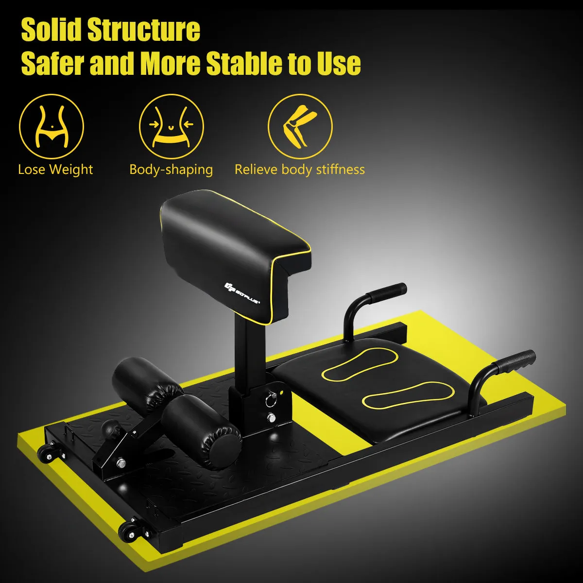 8-in-1 Multifunction Squat Machine Home Gym Fitness Ab Trainer
