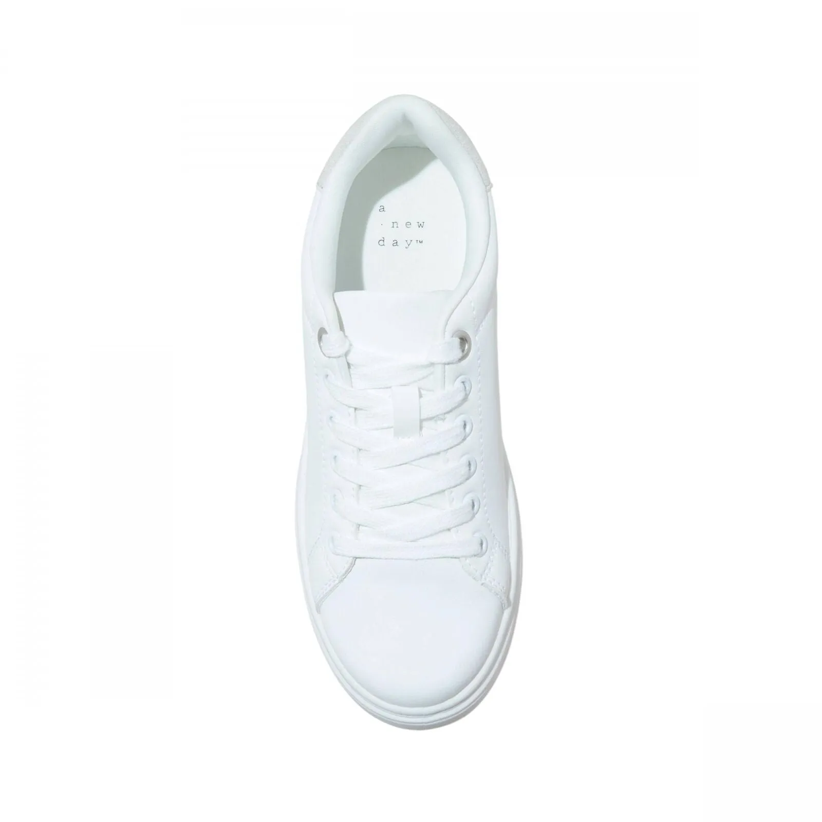 A New Day Womens Peggy Sneakers 89886038 Cream Off White 9.5M