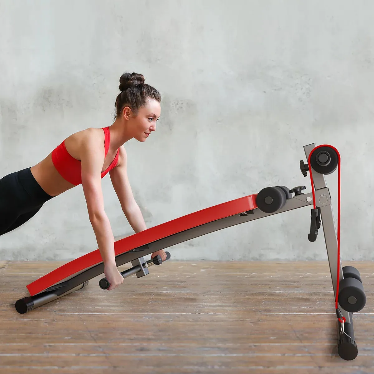Adjustable Ab Workout Bench & Sit Up Bench