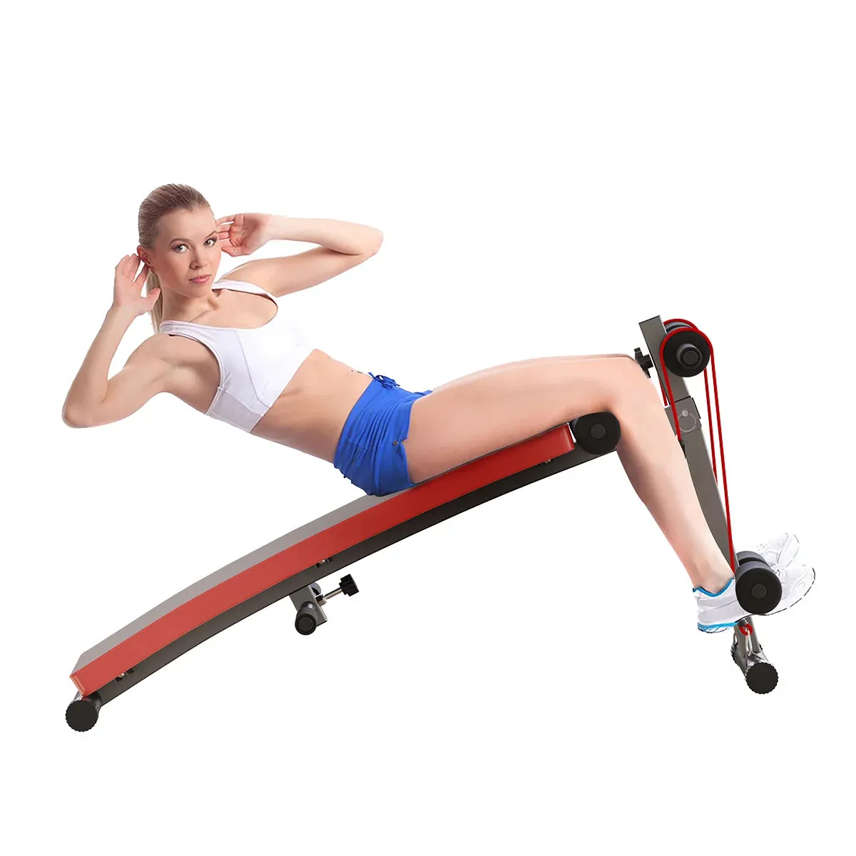 Adjustable Ab Workout Bench & Sit Up Bench