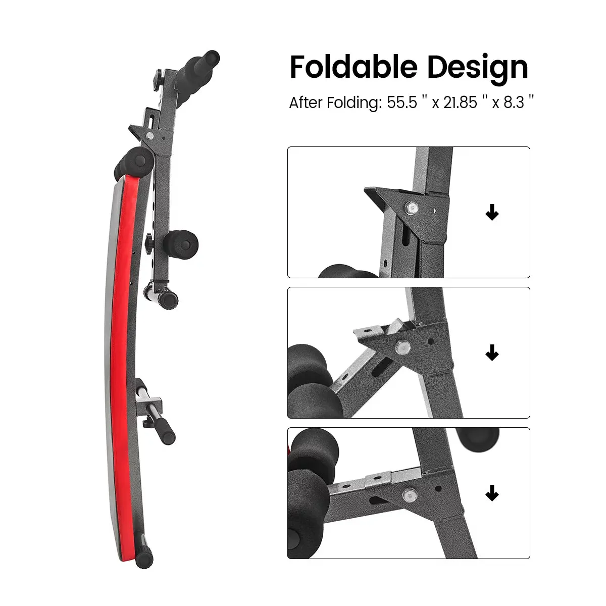 Adjustable Ab Workout Bench & Sit Up Bench