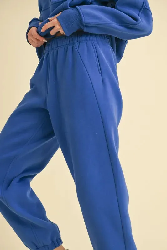 Aemi Co Drawstring Elastic Waist Joggers