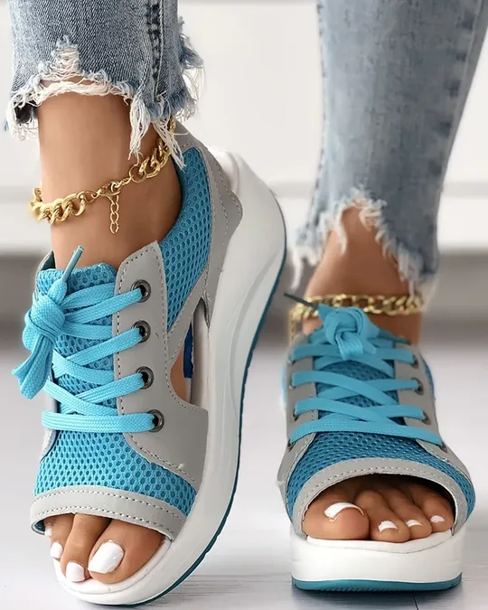 Amanda™ - Breathable Wedge Sneakers