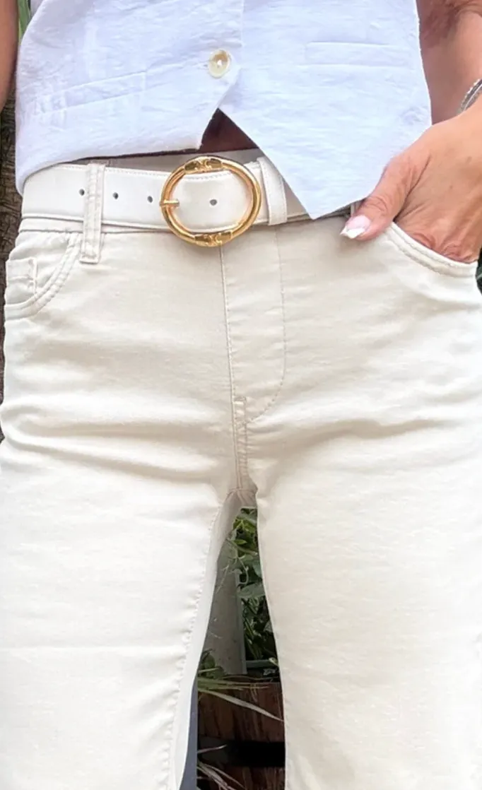 Amanda Pant in Cream