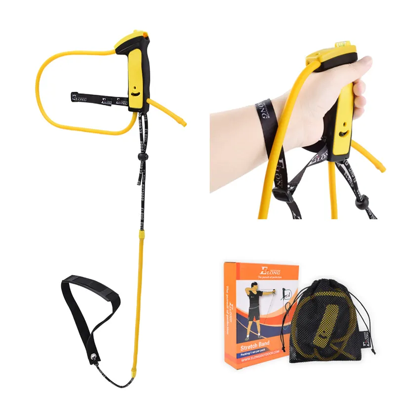 Archery Bow Trainer Draw Training Aid Device Strength Stretch Band Exerciser