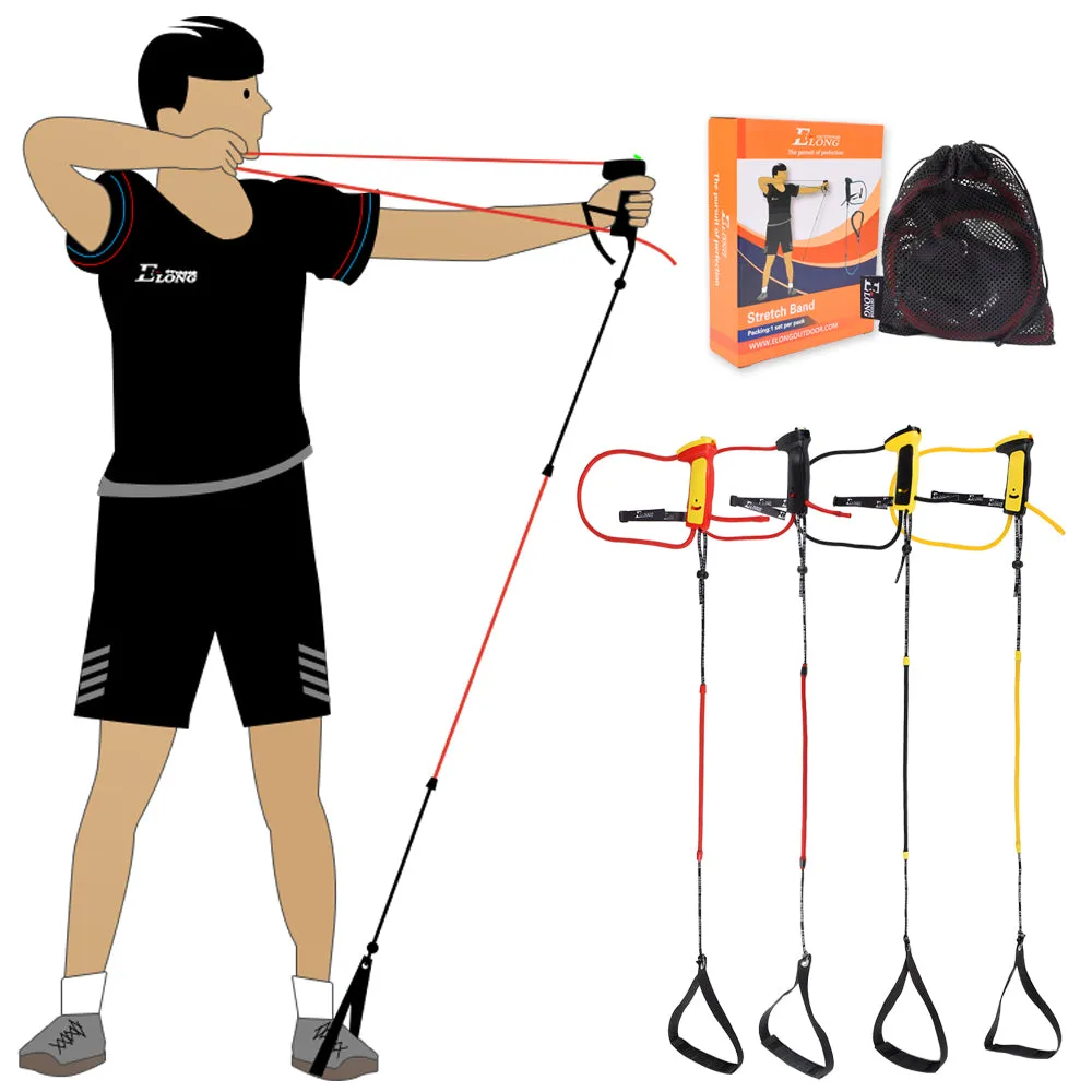 Archery Bow Trainer Draw Training Aid Device Strength Stretch Band Exerciser