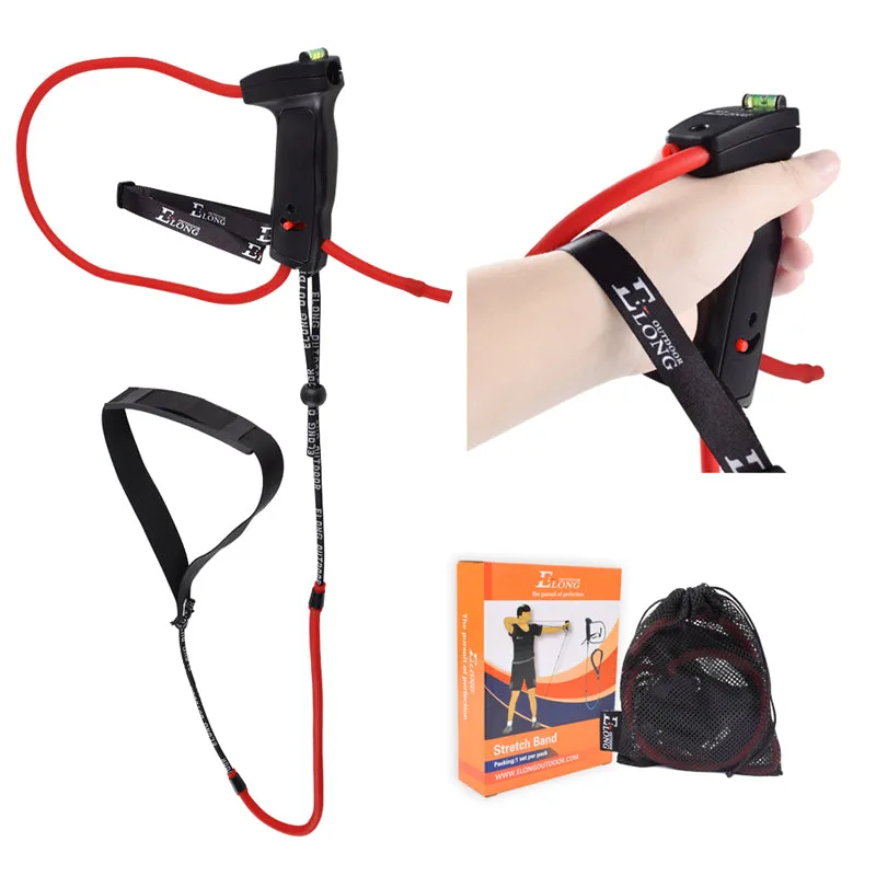Archery Bow Trainer Draw Training Aid Device Strength Stretch Band Exerciser