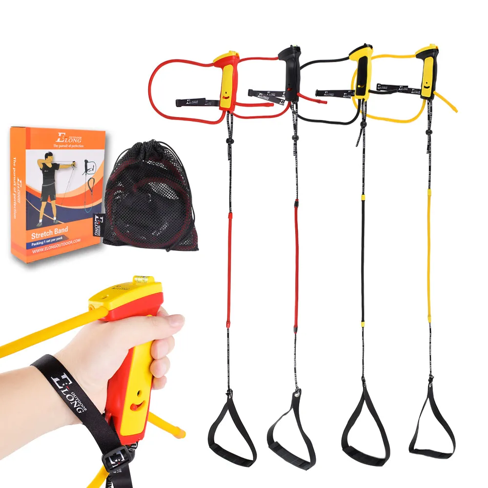 Archery Bow Trainer Draw Training Aid Device Strength Stretch Band Exerciser
