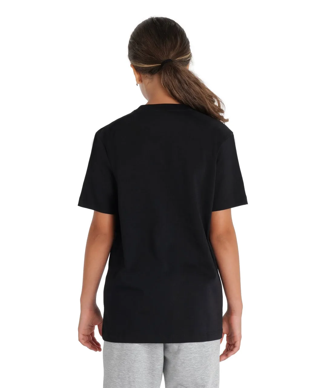 Arena Team Junior Panel T-Shirt -  Black
