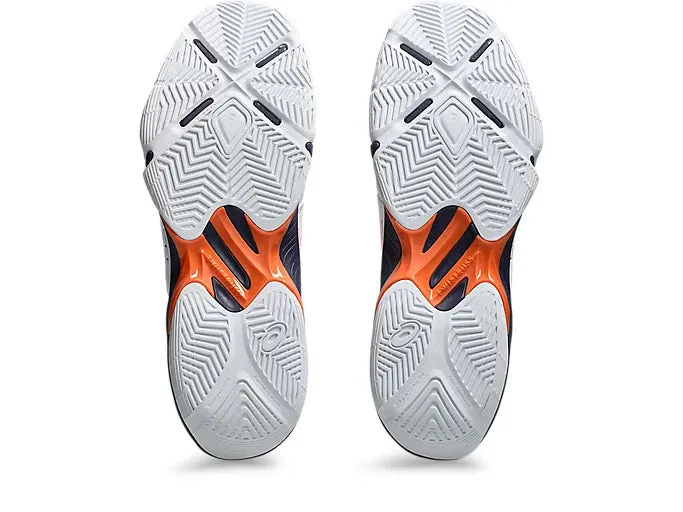 Asics Blade FF Badminton Shoes | White/Nova Orange
