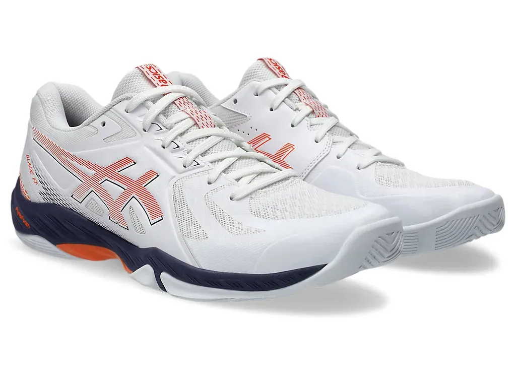 Asics Blade FF Badminton Shoes | White/Nova Orange