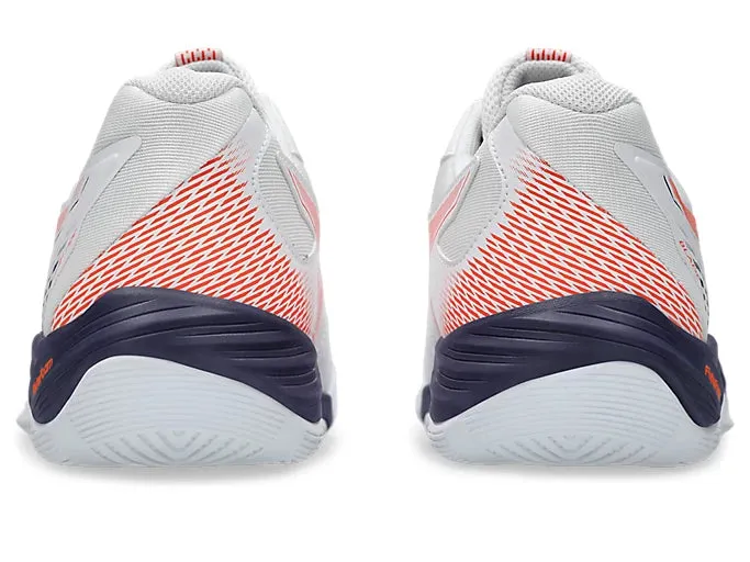 Asics Blade FF Badminton Shoes | White/Nova Orange