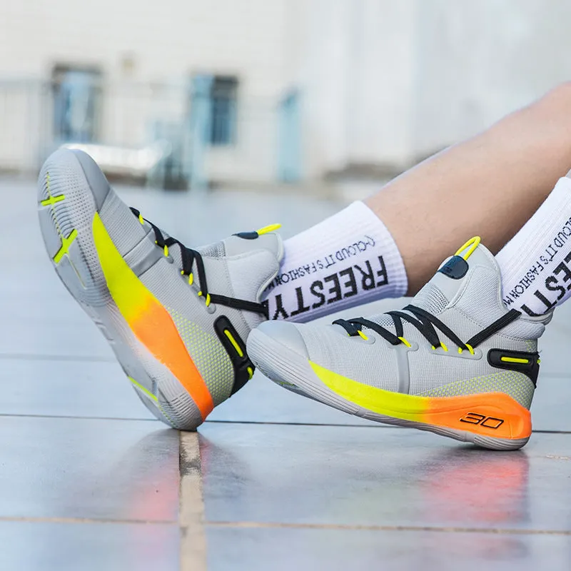 Autumn Basketball Shoes Men's Combat Cement Nail Shoes