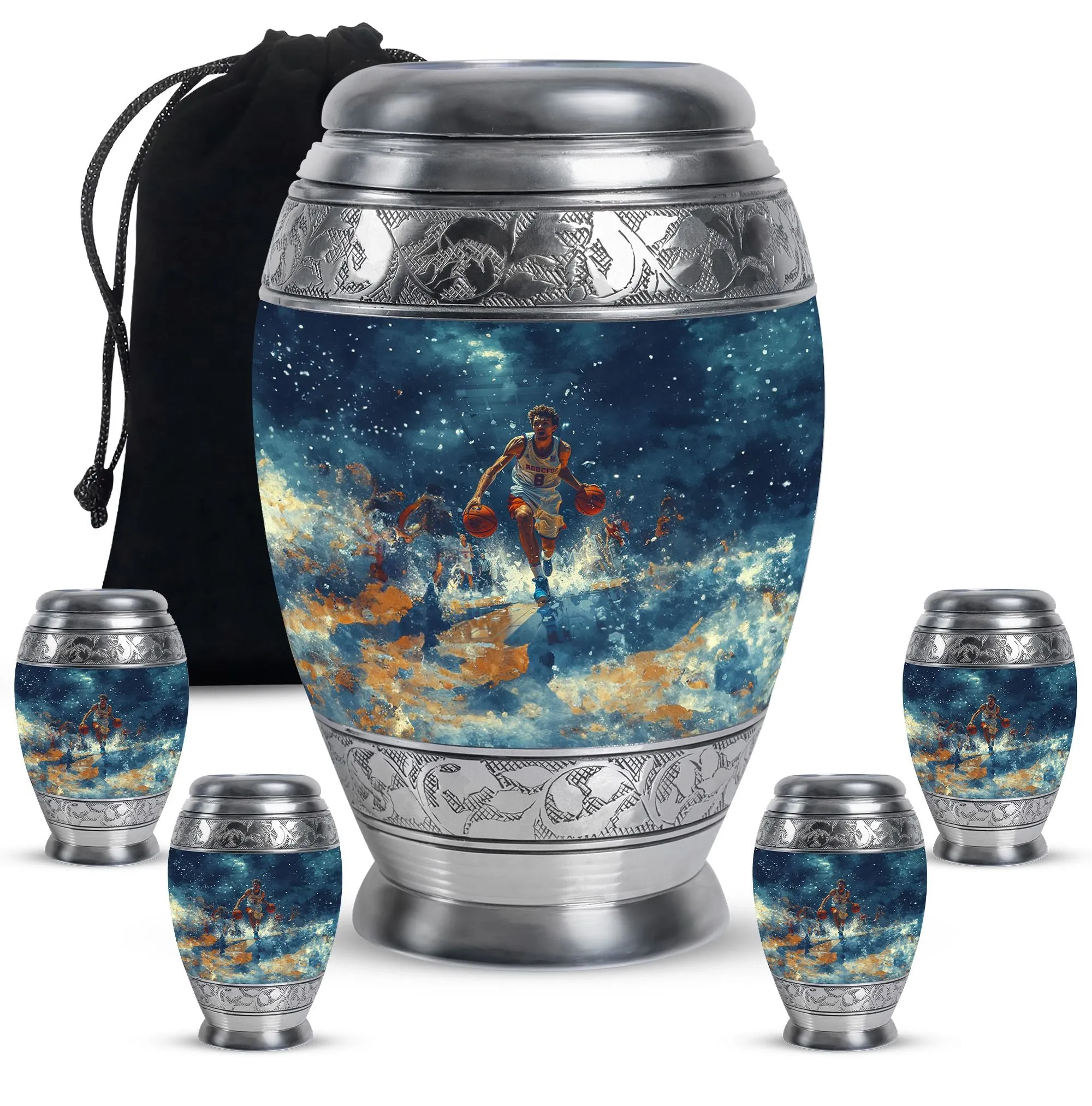 Basketball Cremation Mini Urns For Human Ashes Remains