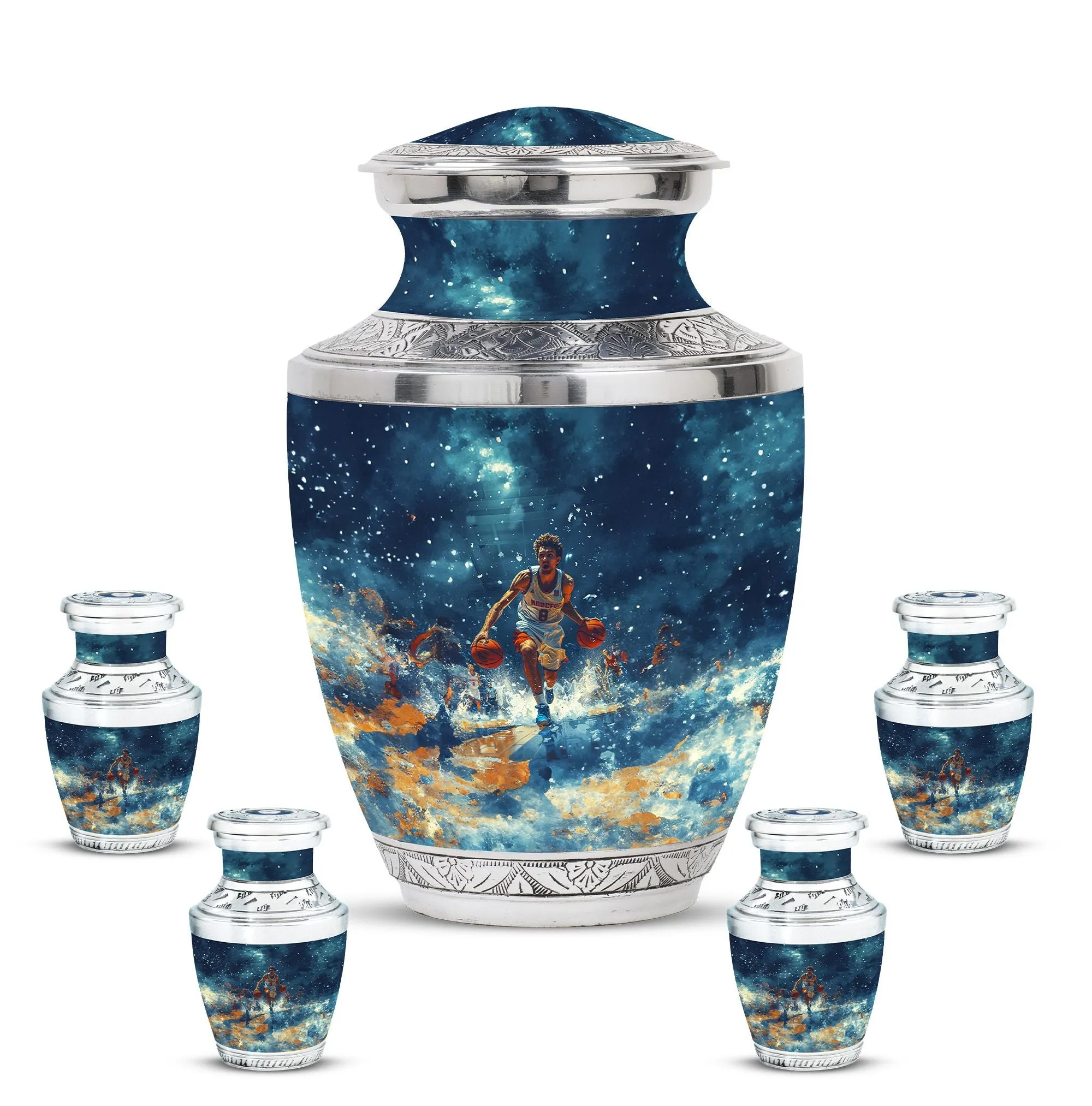 Basketball Cremation Mini Urns For Human Ashes Remains
