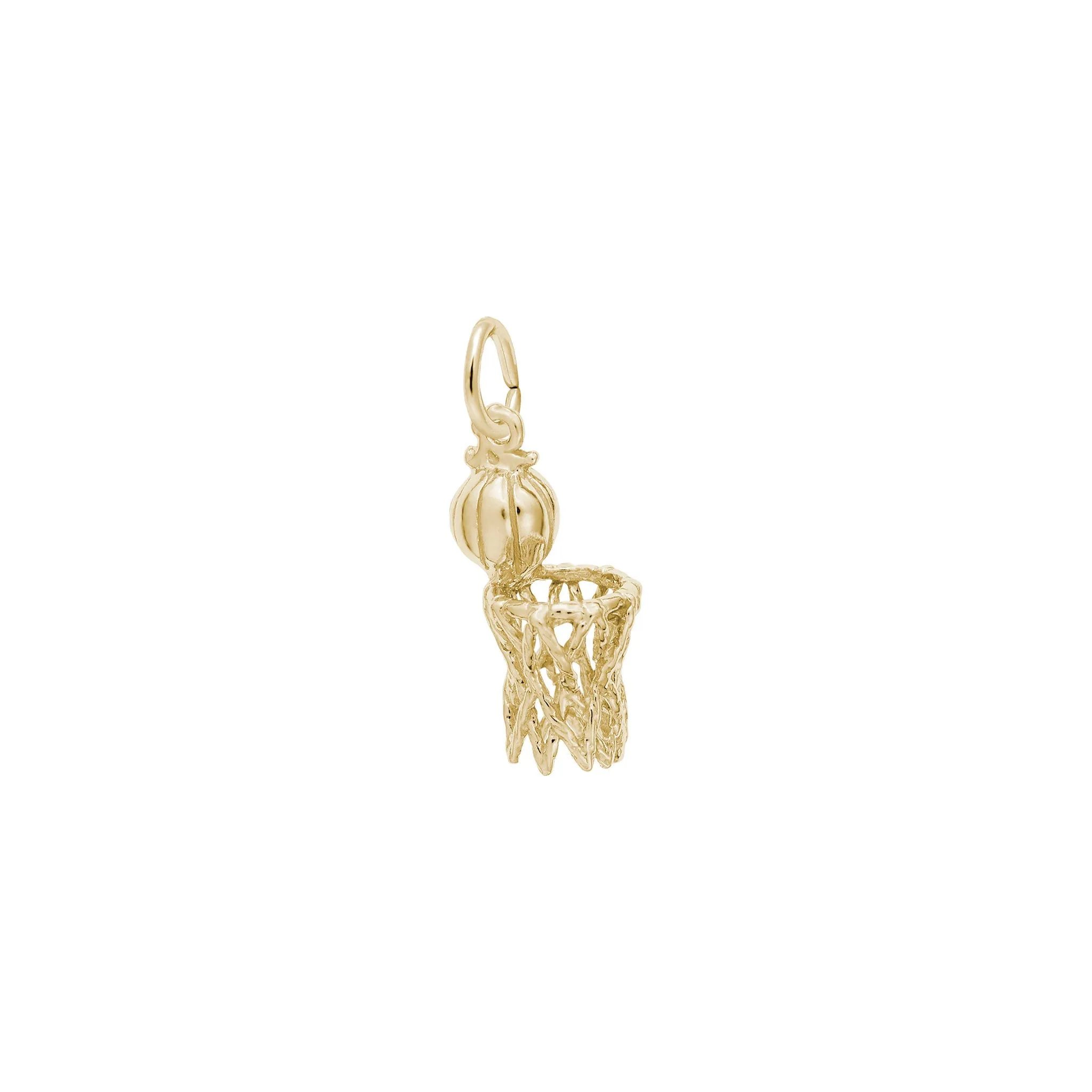 Basketball Hoop & Net Charm