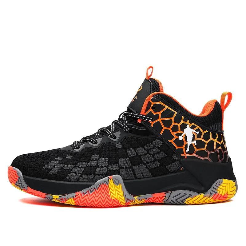 Basketball Shoes Breathable Cushioning Non-Slip Outdoor Sports Shoes Gym Training Athletic Basketball Sneakers Women