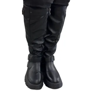 BELOW THE KNEE PLATFORM BOOT KYOTO-16