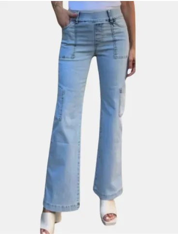 Bevy Flog Rose Cargo Denim