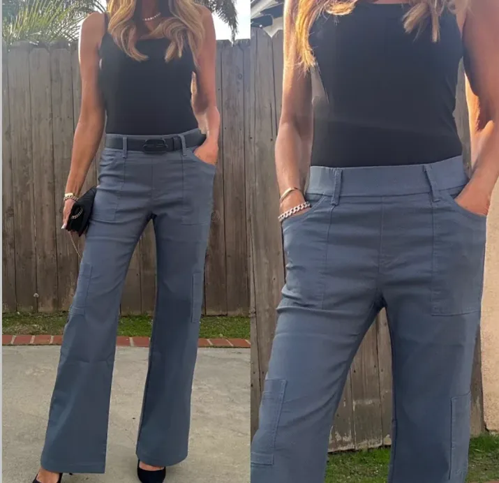 Bevy Flog Rose Cargo Denim