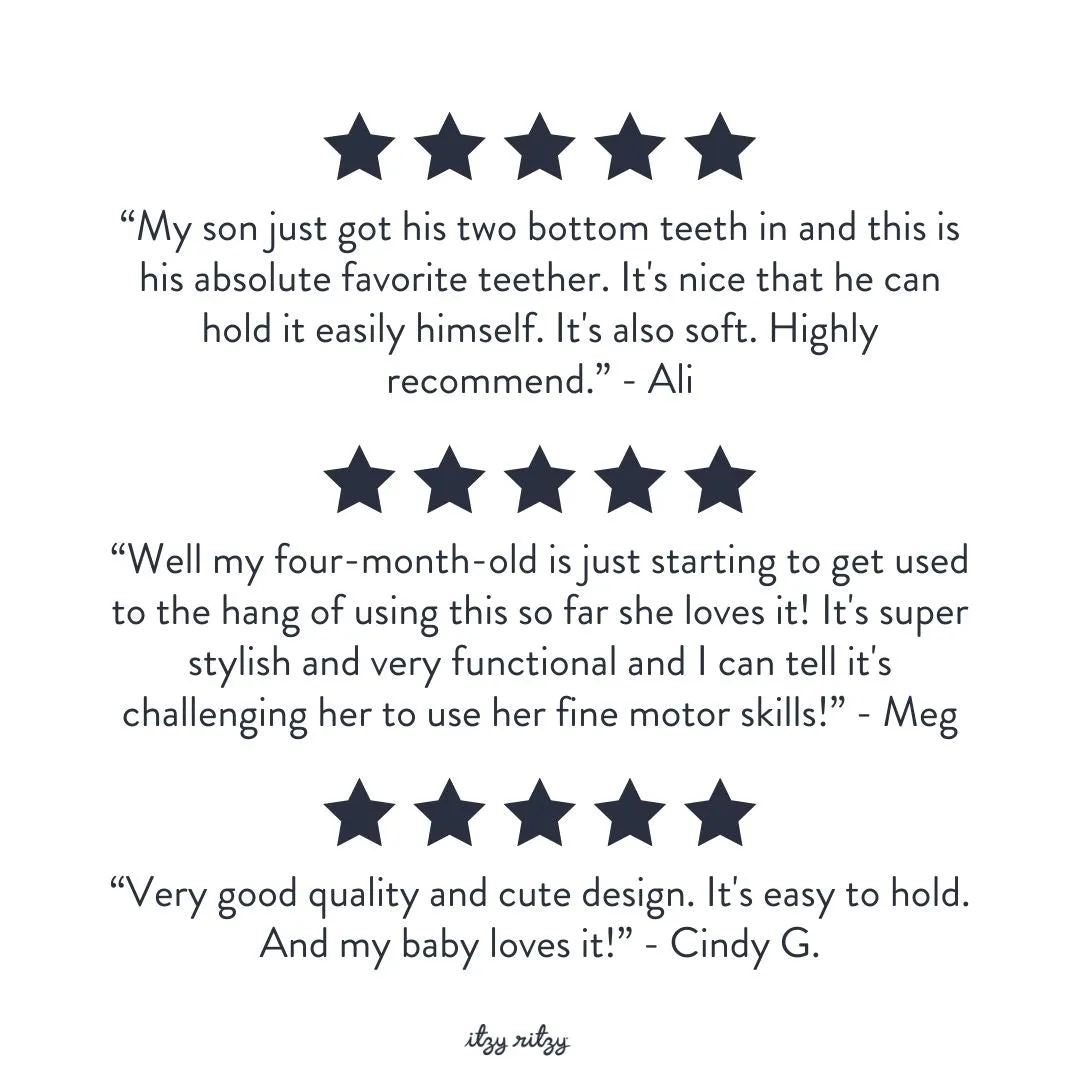Bitzy Biter™ Teething Ball & Training Toothbrush