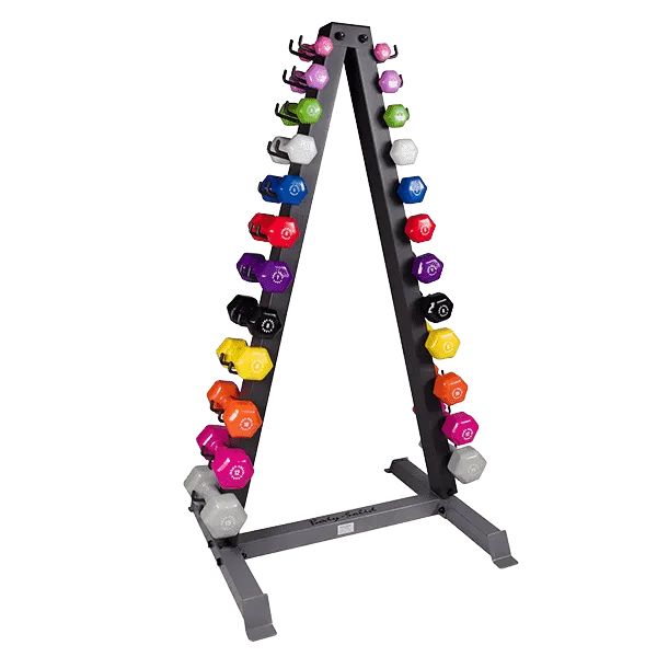 Body-Solid GDR24 Vinyl or Neoprene Dumbbell Rack (12pr.)