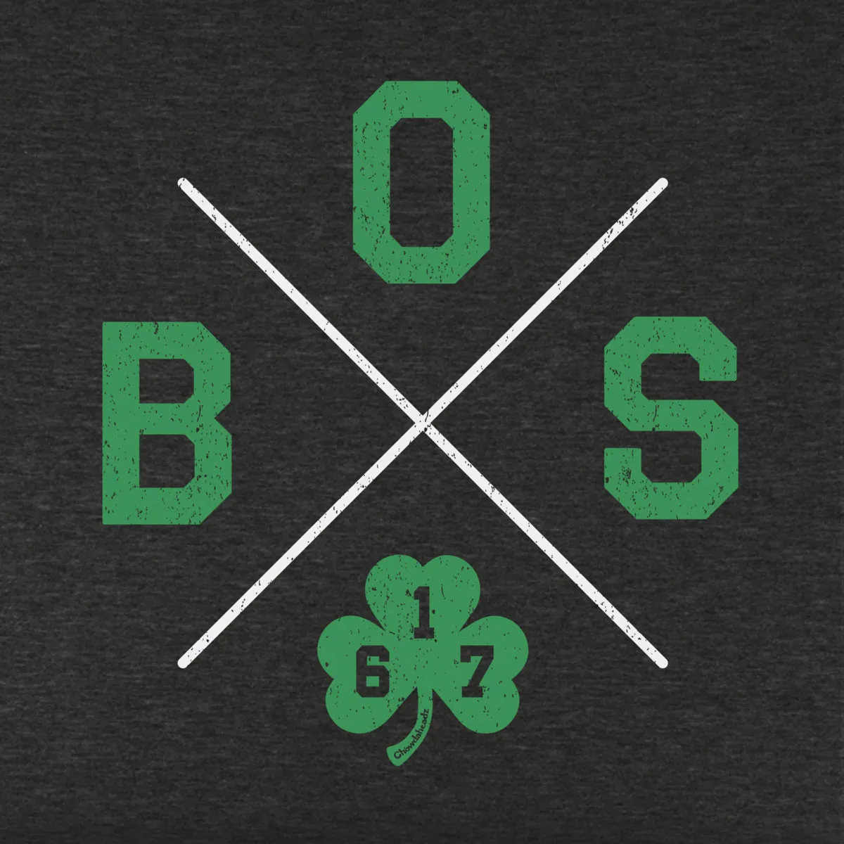 BOS Shamrock Crossed Out Youth Hoodie