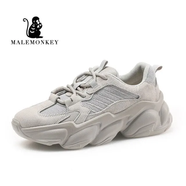 Branded Platform Sneakers Sport Shoes Women Spring Thick Sole Sneakers