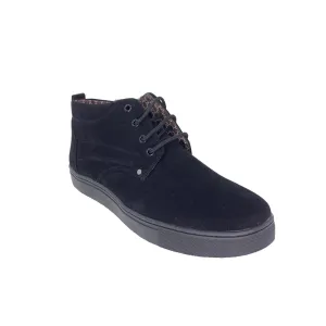 Brandon Black Suede Ankle Sneakers