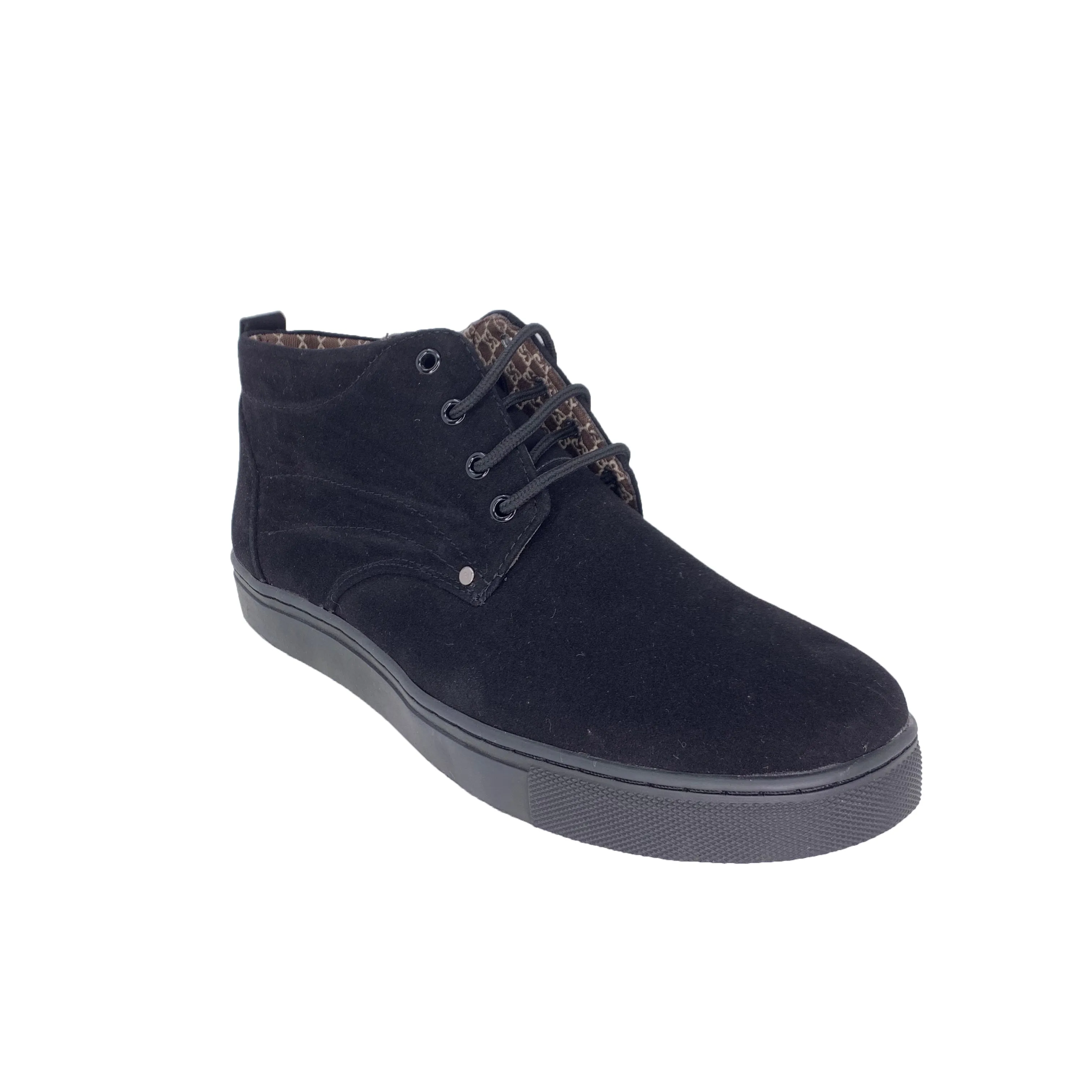 Brandon Black Suede Ankle Sneakers
