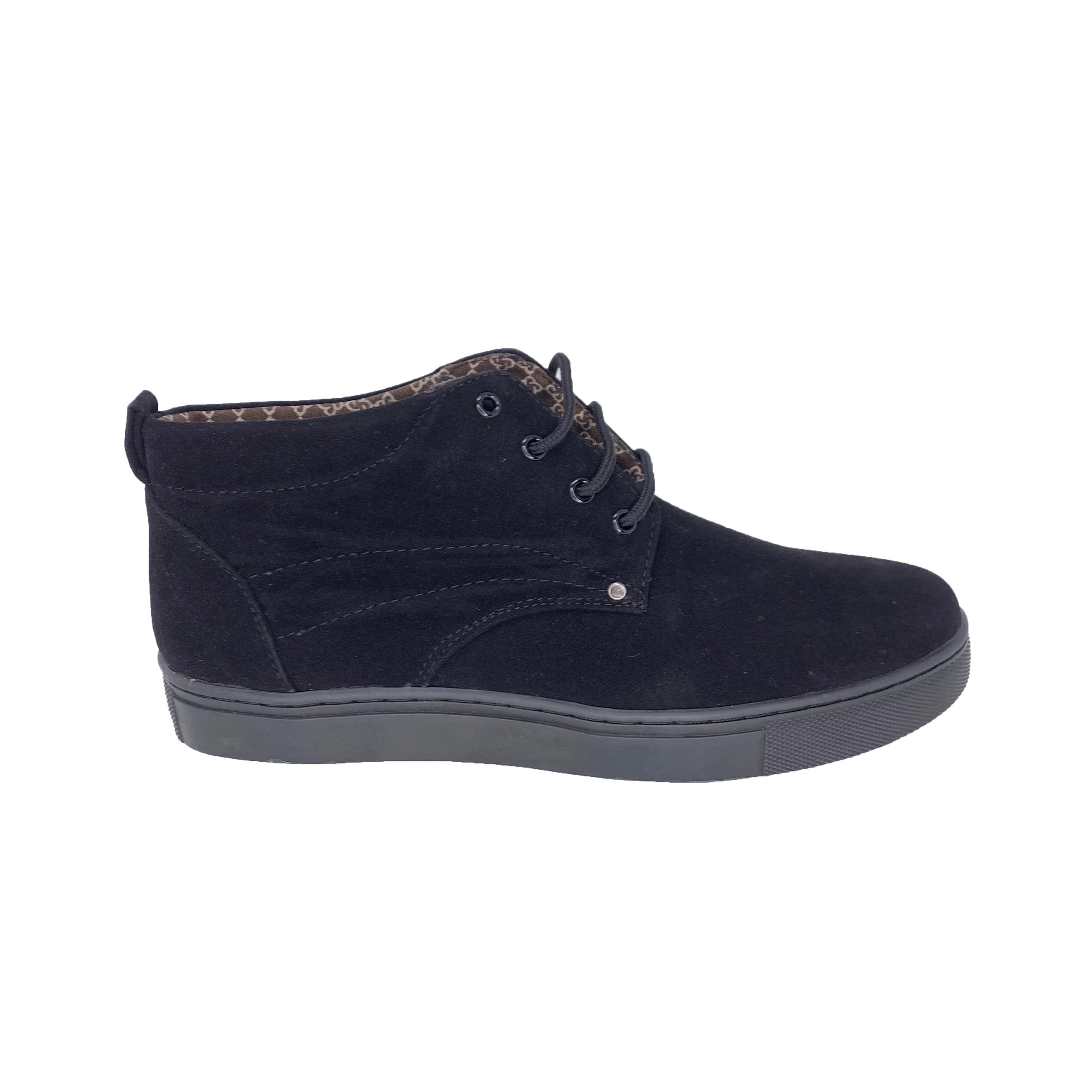 Brandon Black Suede Ankle Sneakers