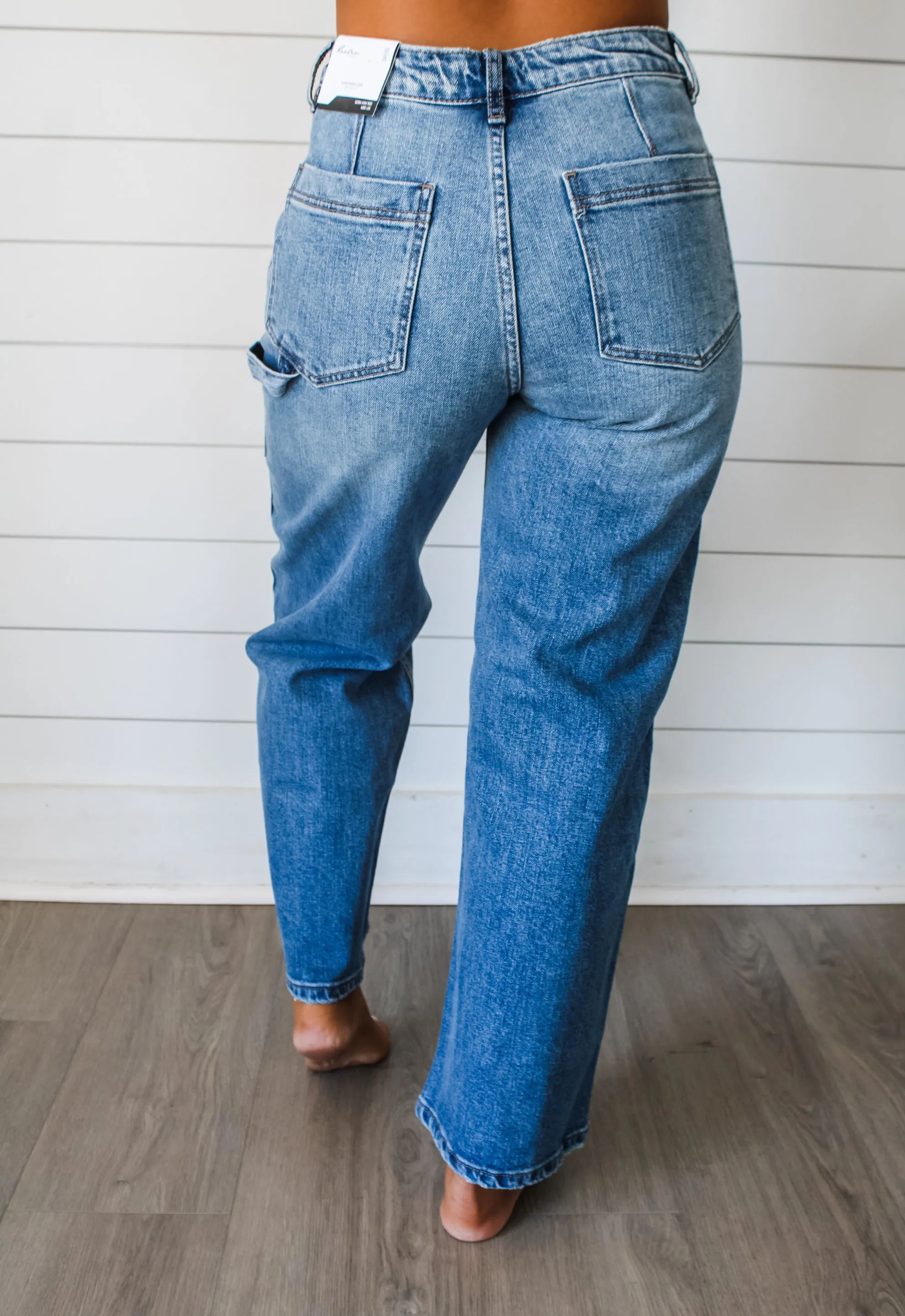 Brock Wide Leg Carpenter Jean • Medium Wash
