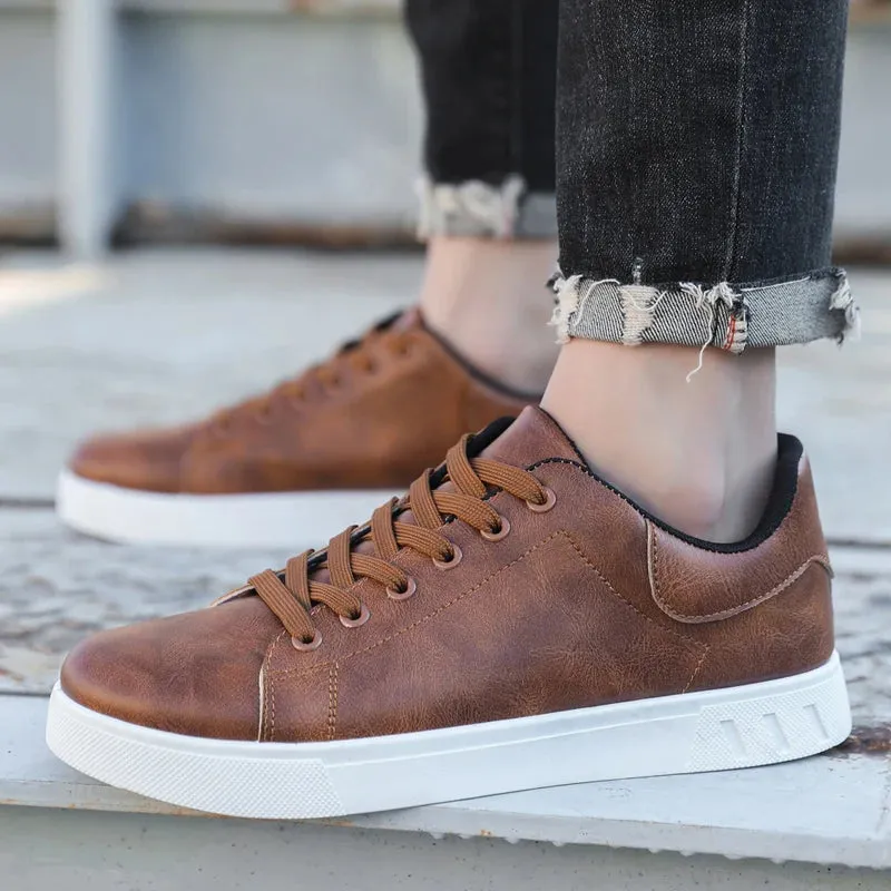 Brown Comfortable Oxford Casual Flat  Shoes