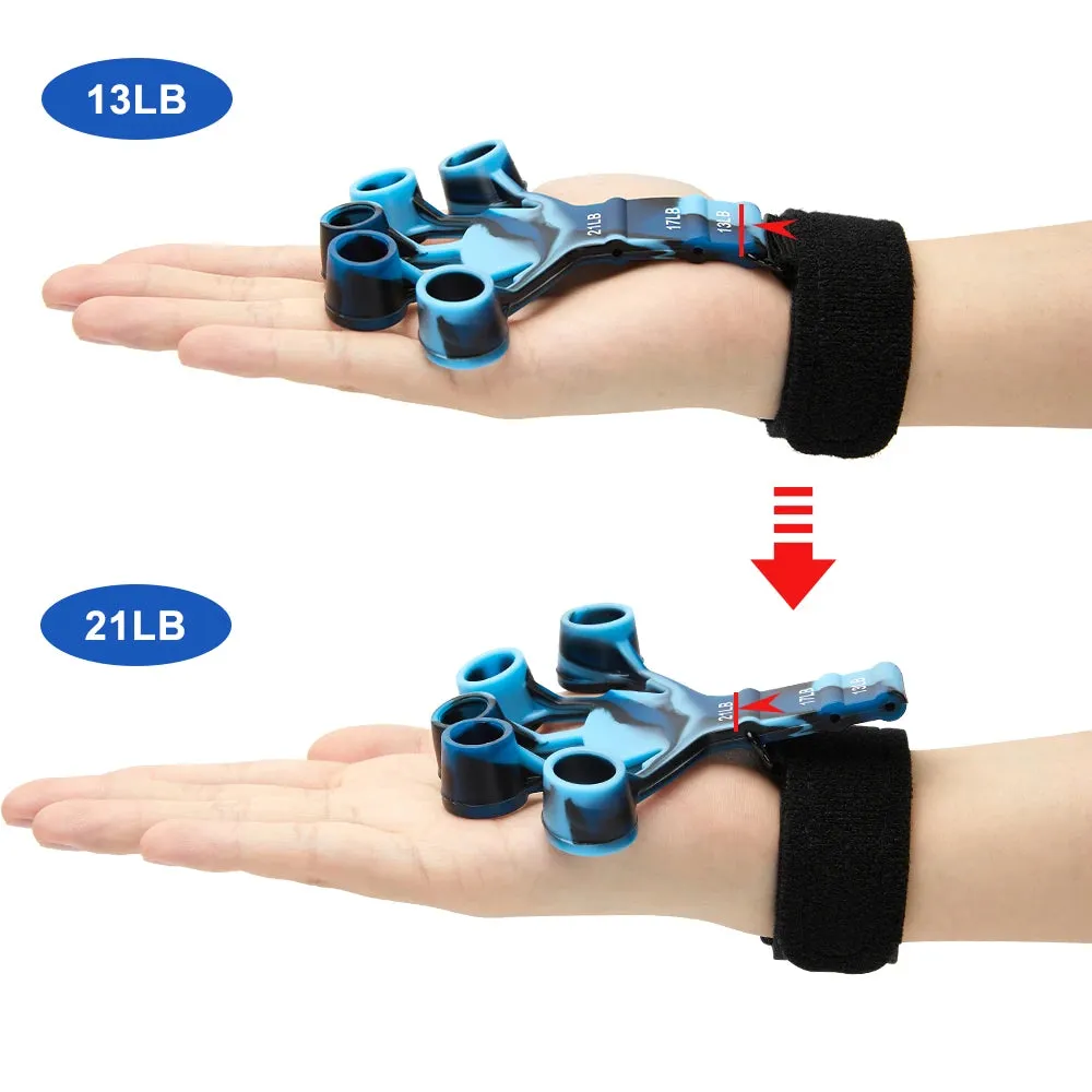 Build Finger Strength and Dexterity with our 6-Resistance Finger Gripper Exerciser - Ideal for Musicians and Athletes!
