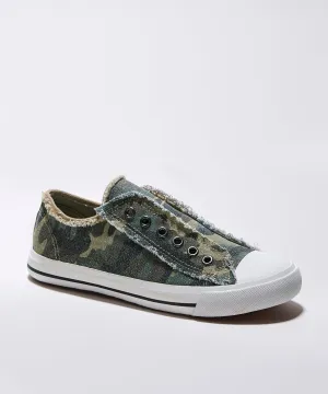 Camo Slip-On Sneakers
